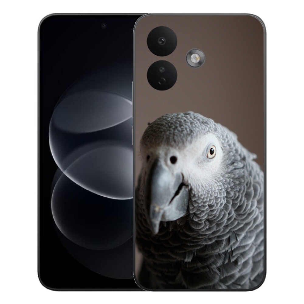 Gélový kryt mmCase na Xiaomi Redmi Note 17 Pro 5G - papagáj žako 2