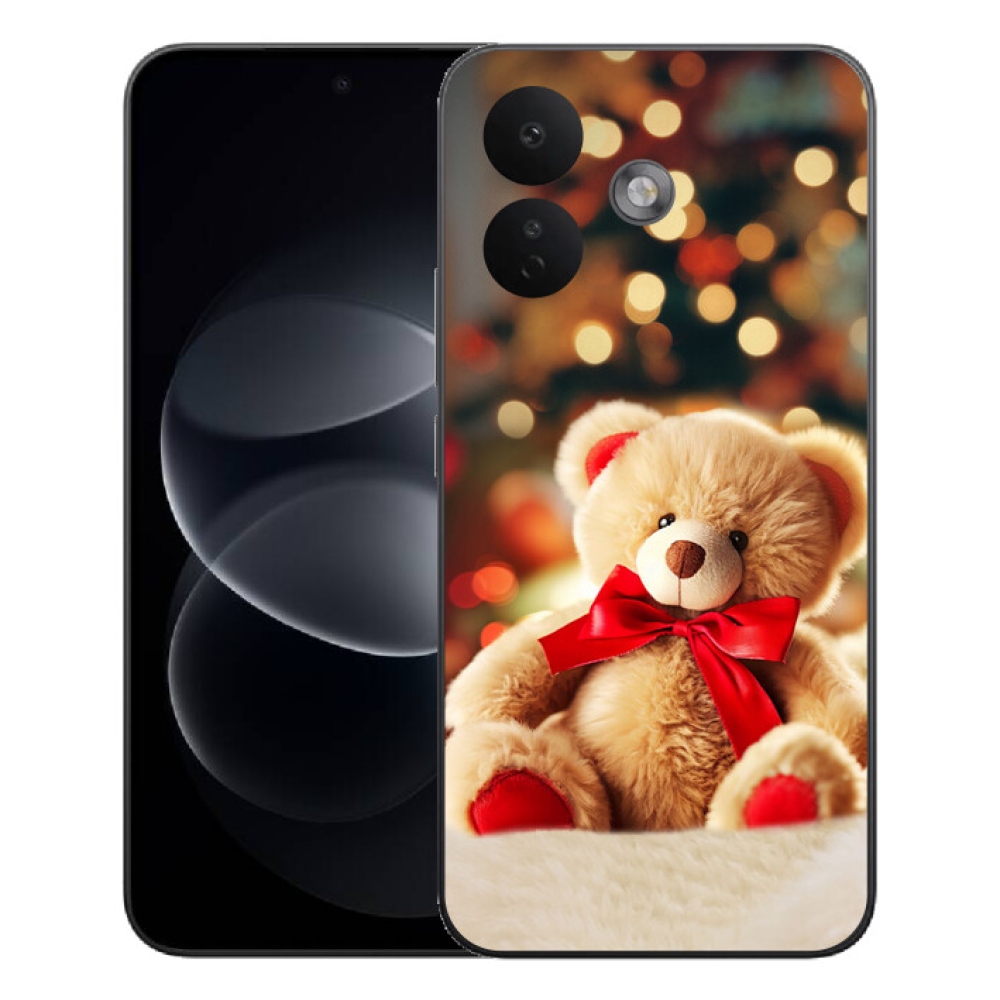 Gélový kryt mmCase na Xiaomi Redmi Note 17 Pro 5G - plyšový medvedík
