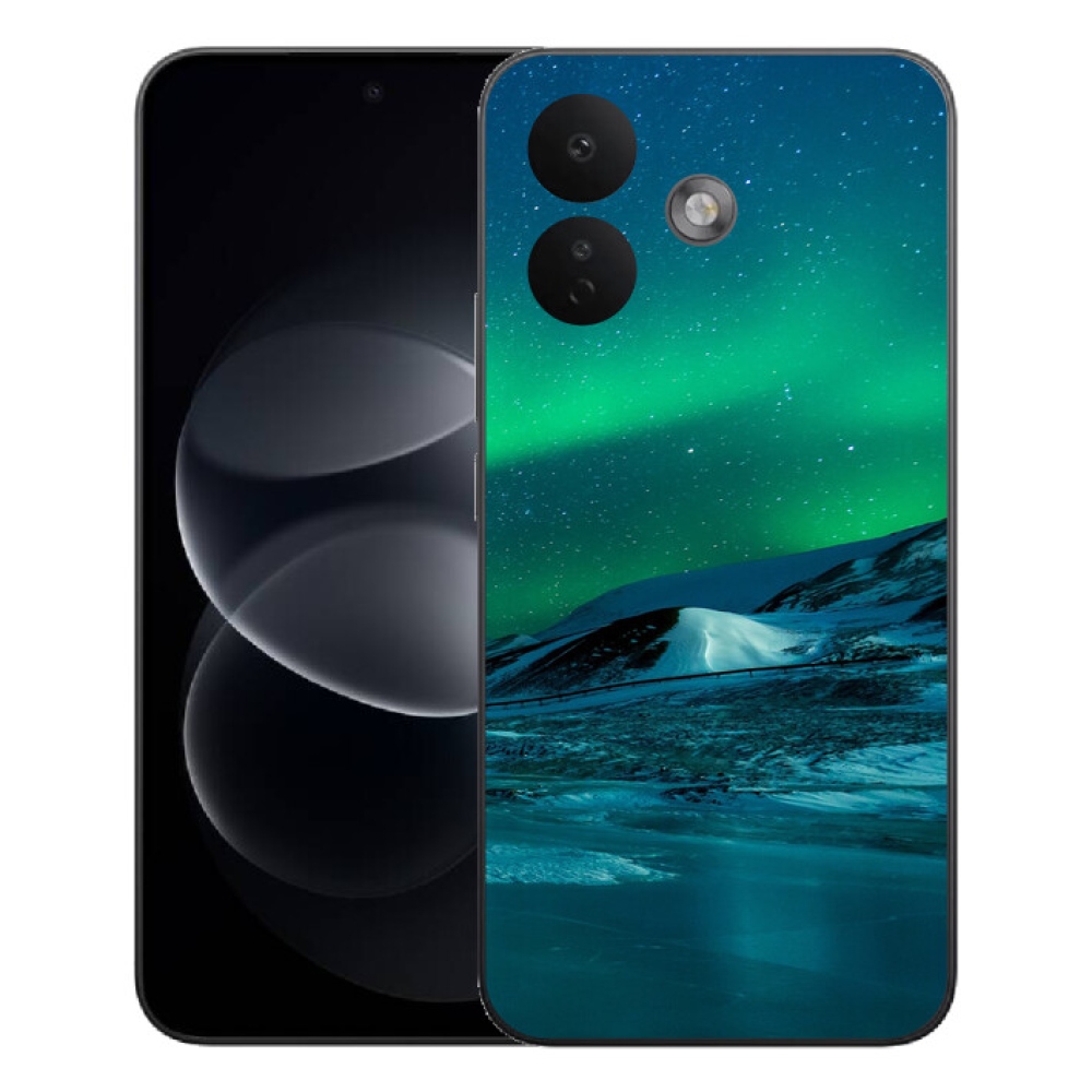 Gélový kryt mmCase na Xiaomi Redmi Note 17 Pro 5G - polárna žiara