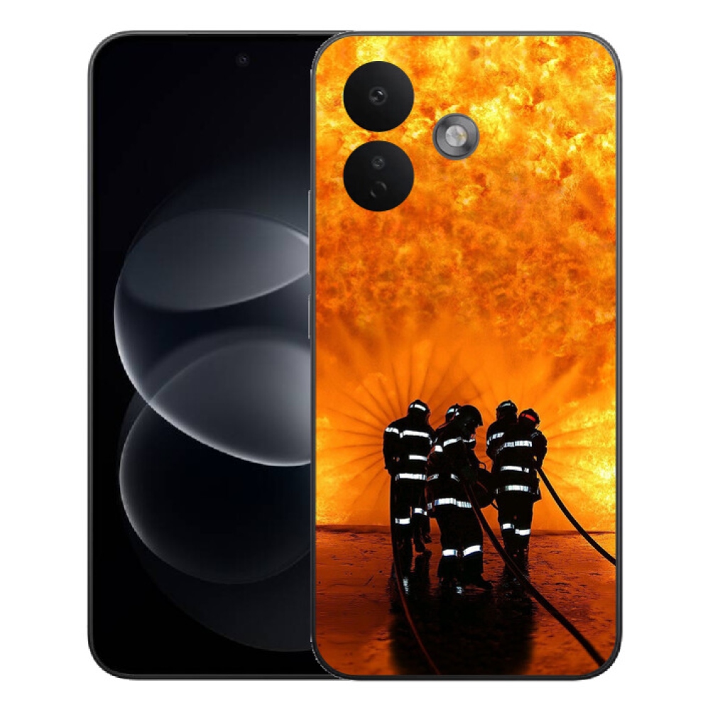 Gélový kryt mmCase na Xiaomi Redmi Note 17 Pro 5G - požiar