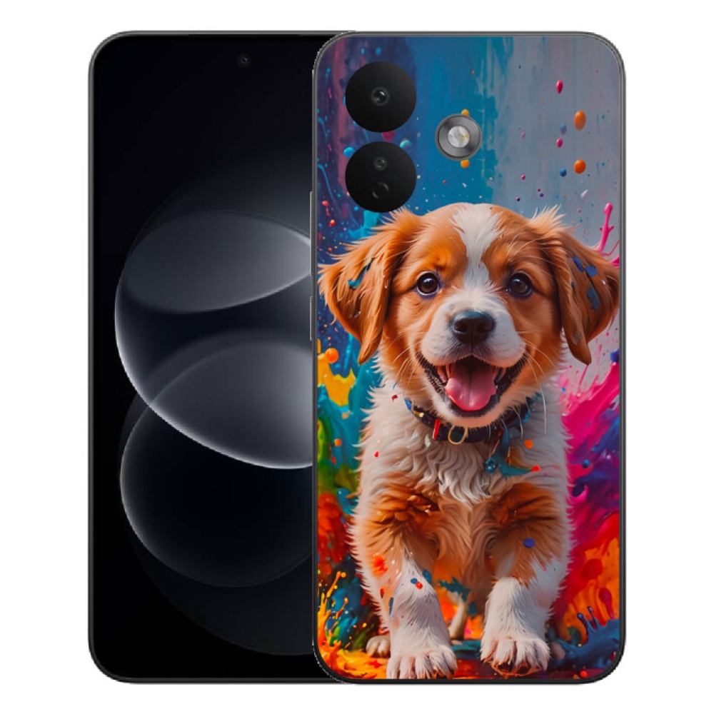 Gélový kryt mmCase na Xiaomi Redmi Note 17 Pro 5G - roztomilé šteňa 3