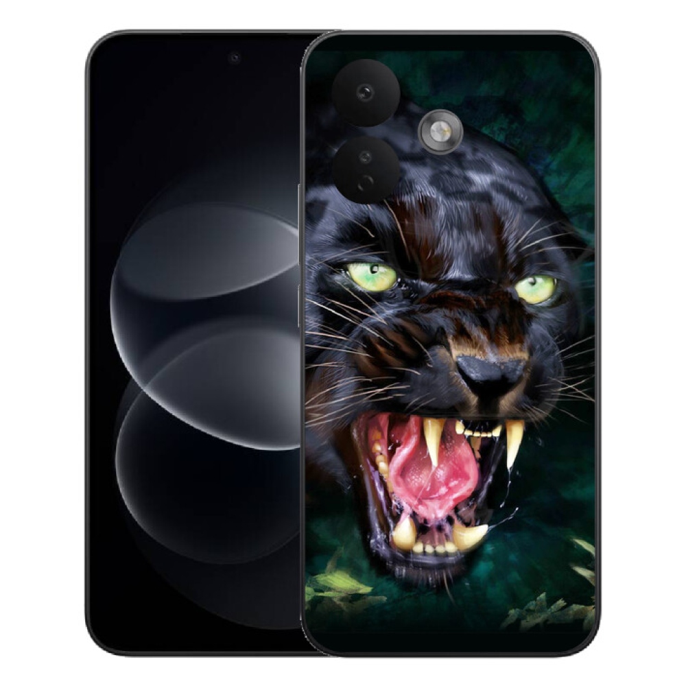 Gélový kryt mmCase na Xiaomi Redmi Note 17 Pro 5G - rozzúrený čierny panter