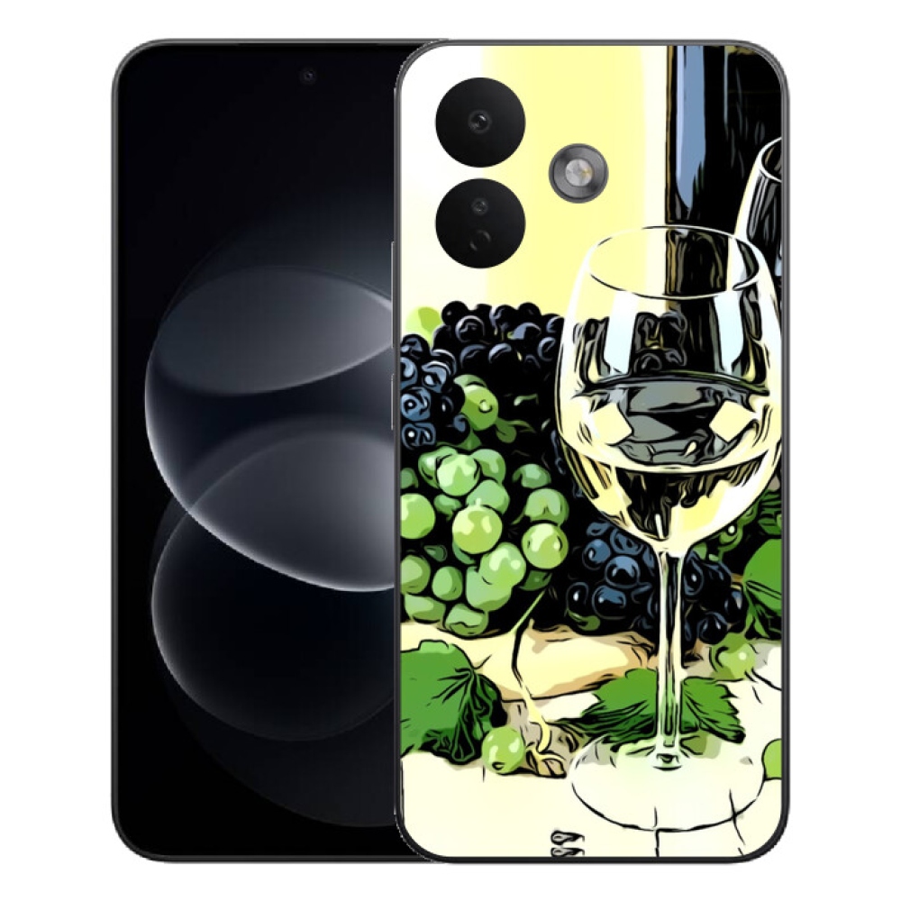 Gélový kryt mmCase na Xiaomi Redmi Note 17 Pro 5G - pohár vína