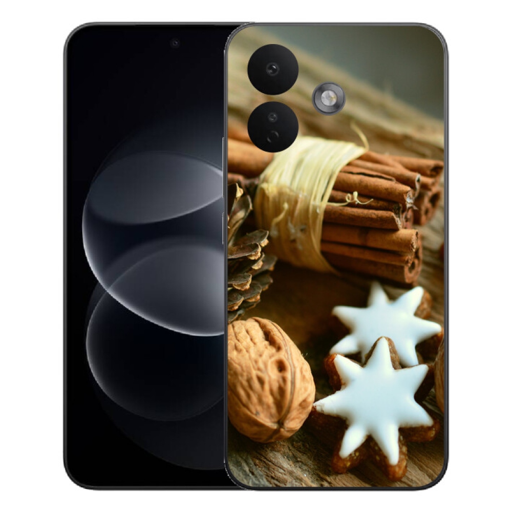 Gélový kryt mmCase na Xiaomi Redmi Note 17 Pro 5G - škorica a perníčky