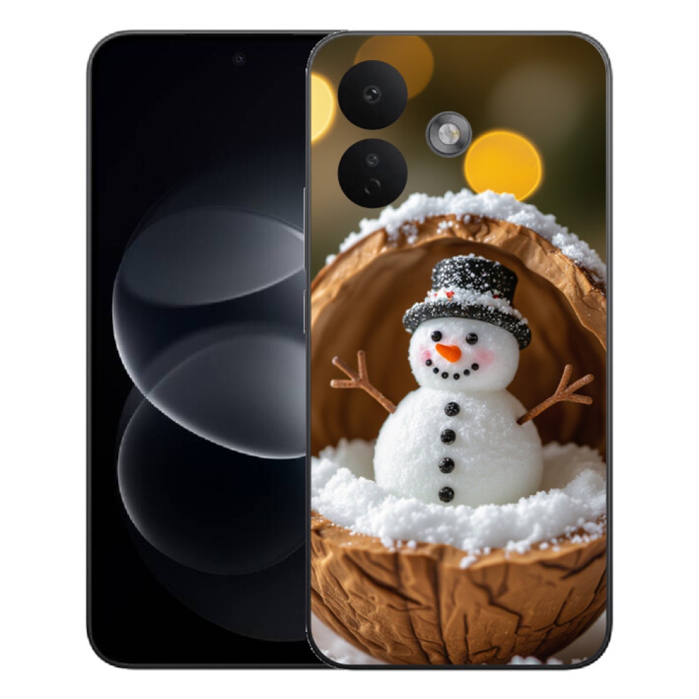 Gélový kryt mmCase na Xiaomi Redmi Note 17 Pro 5G - snehuliak 4