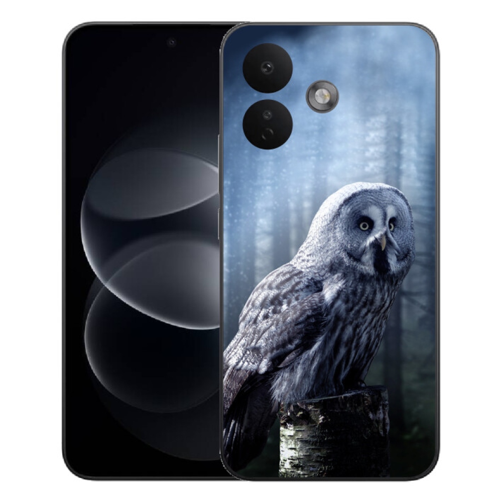 Gélový kryt mmCase na Xiaomi Redmi Note 17 Pro 5G - sova