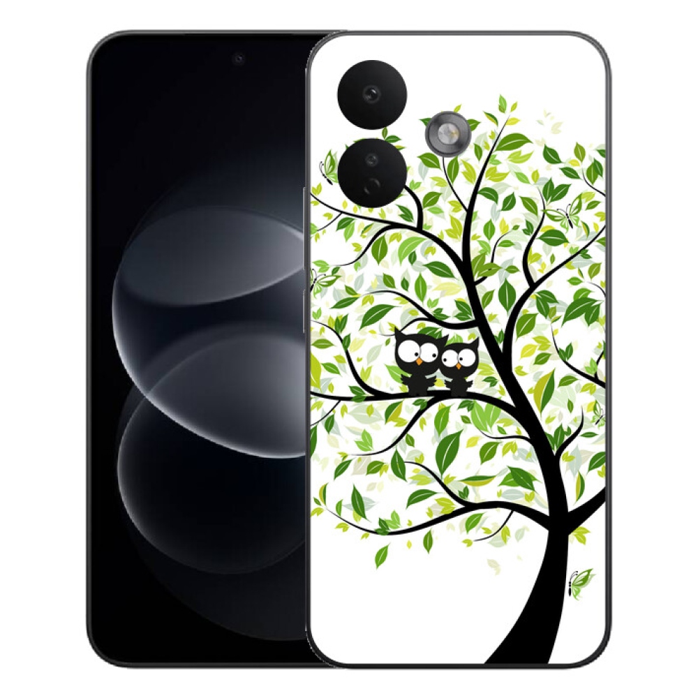 Gélový kryt mmCase na Xiaomi Redmi Note 17 Pro 5G - malej sovy na strome