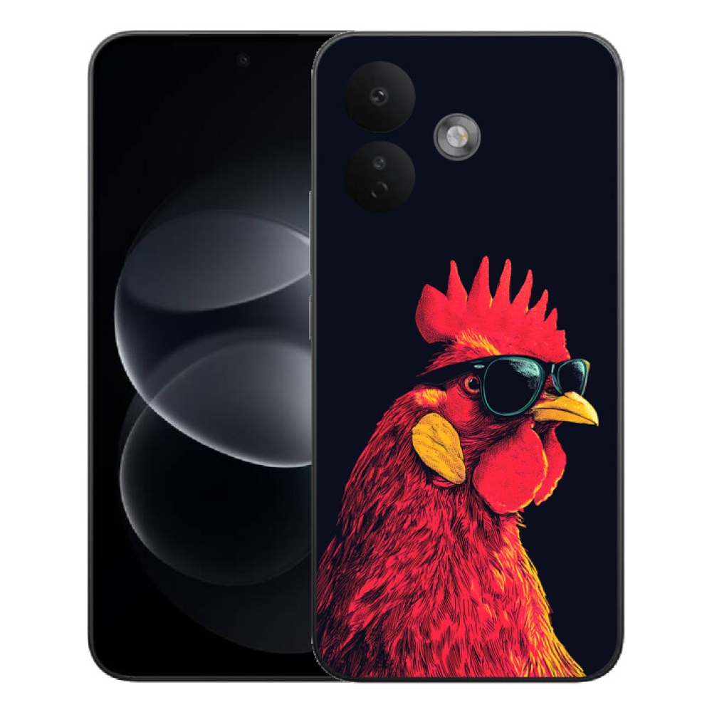 Gélový kryt mmCase na Xiaomi Redmi Note 17 Pro 5G - štýlový kohút