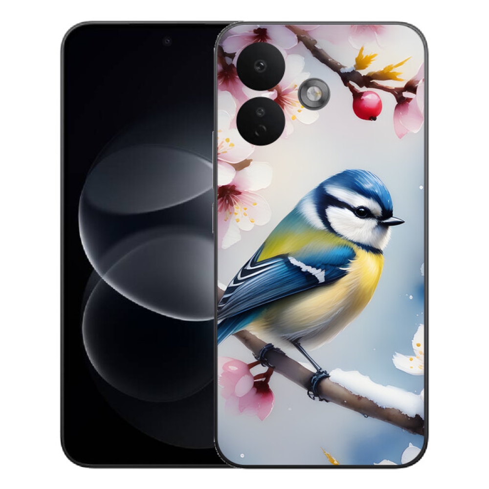 Gélový kryt mmCase na Xiaomi Redmi Note 17 Pro 5G - sýkorka