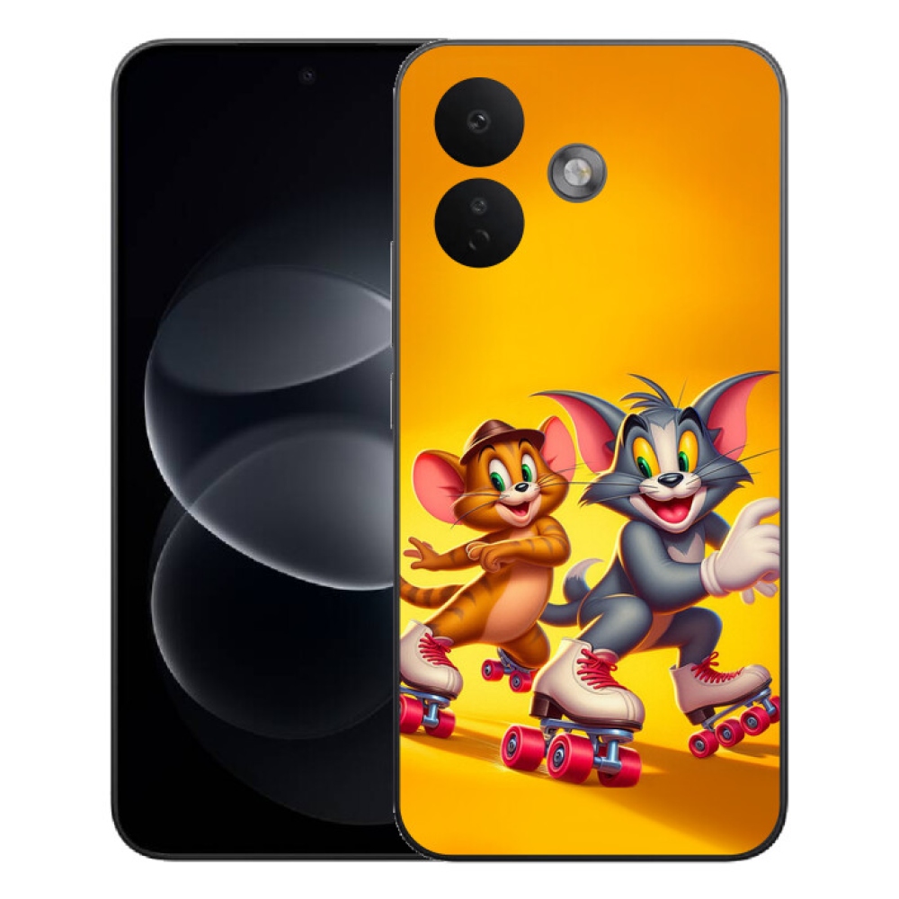 Gélový kryt mmCase na Xiaomi Redmi Note 17 Pro 5G - tom a jerry