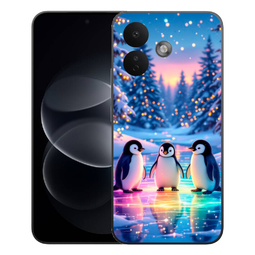 Gélový kryt mmCase na Xiaomi Redmi Note 17 Pro 5G - tučniaky