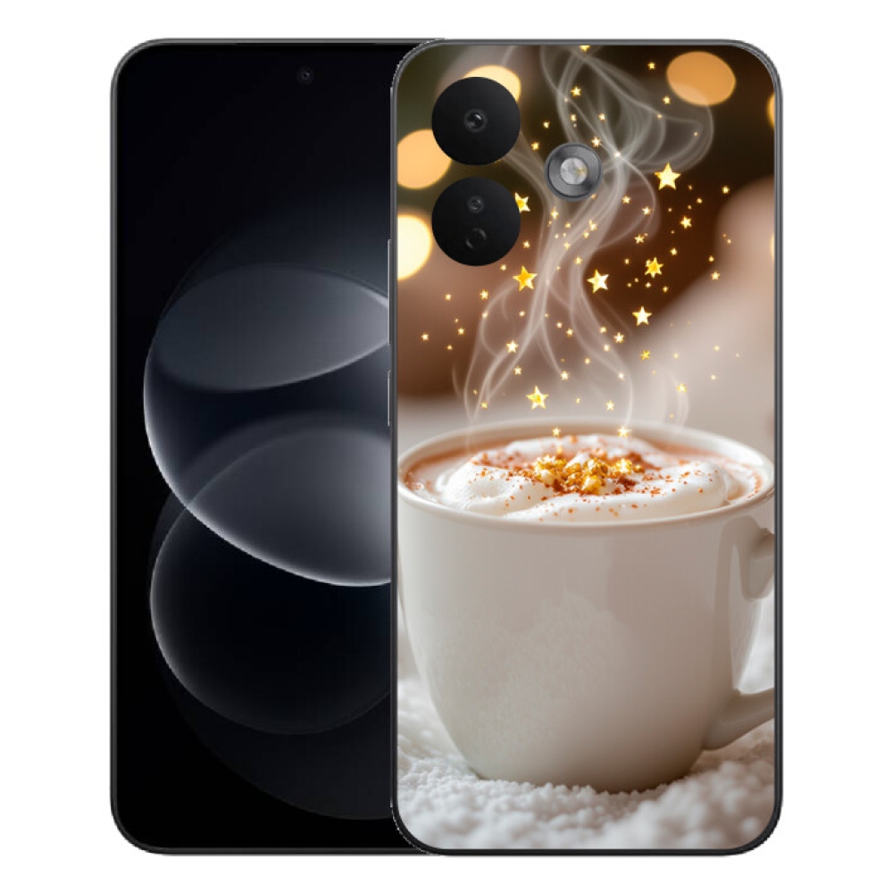 Gélový kryt mmCase na Xiaomi Redmi Note 17 Pro 5G - vianočný horúci nápoj