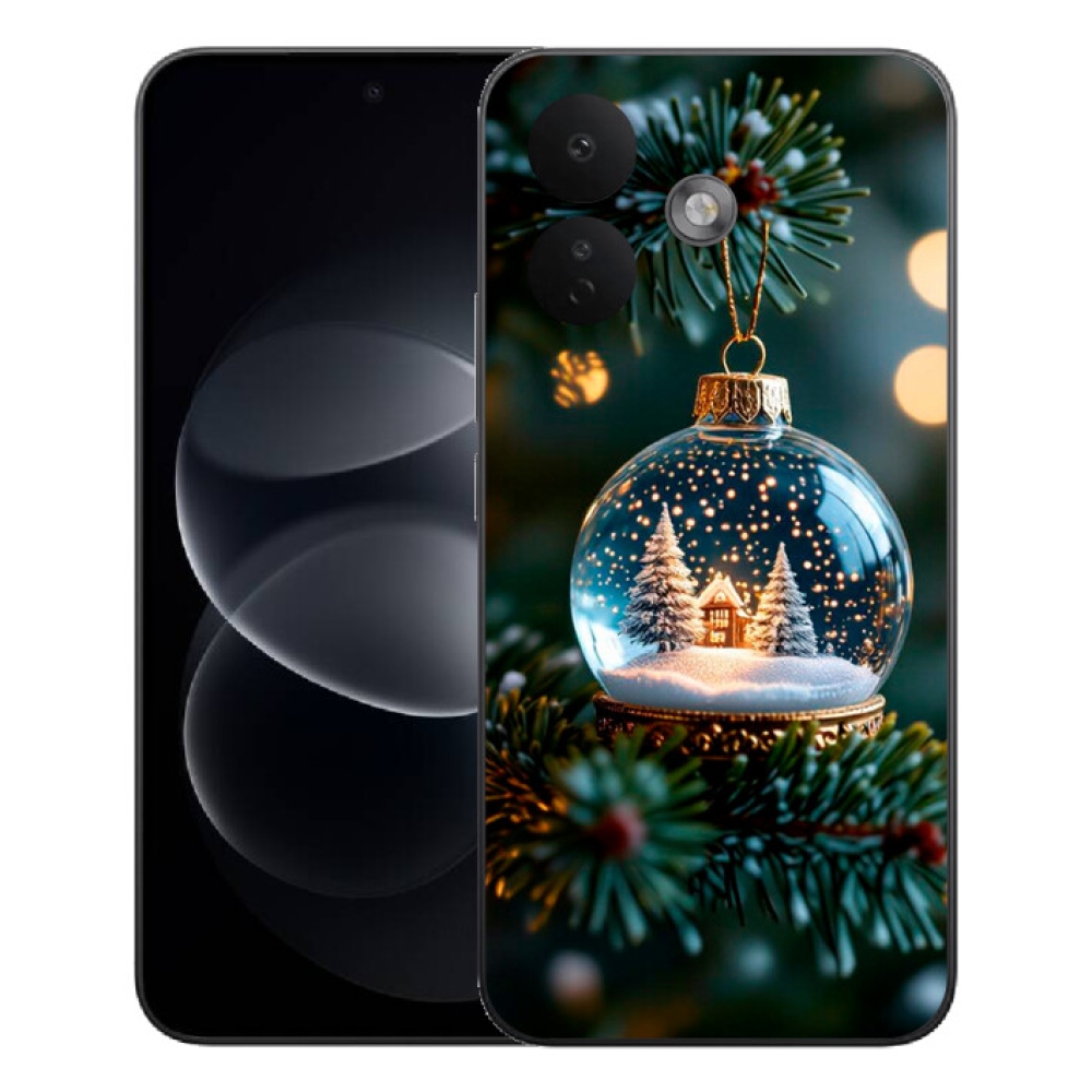 Gélový kryt mmCase na Xiaomi Redmi Note 17 Pro 5G - vianočné gule 2