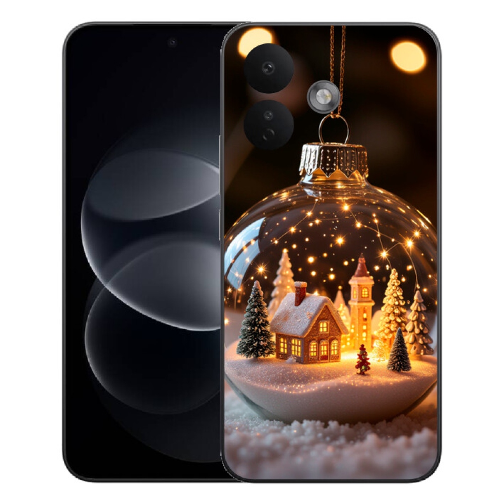 Gélový kryt mmCase na Xiaomi Redmi Note 17 Pro 5G - vianočné gule 3