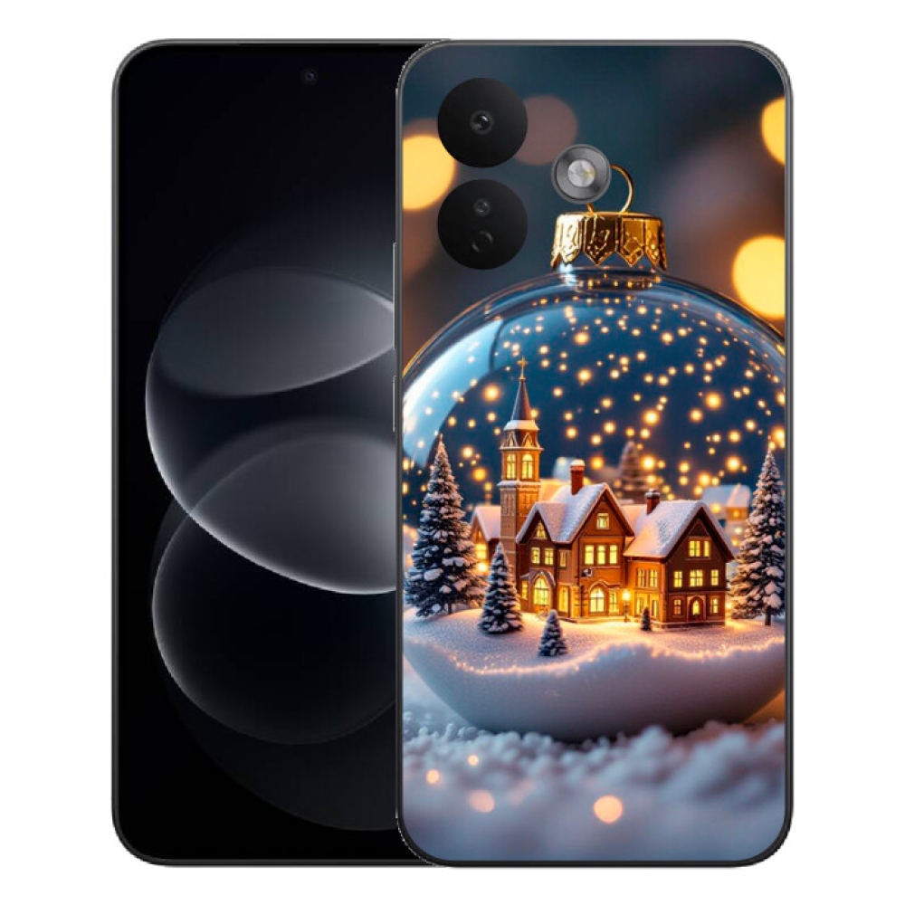 Gélový kryt mmCase na Xiaomi Redmi Note 17 Pro 5G - vianočné gule 4
