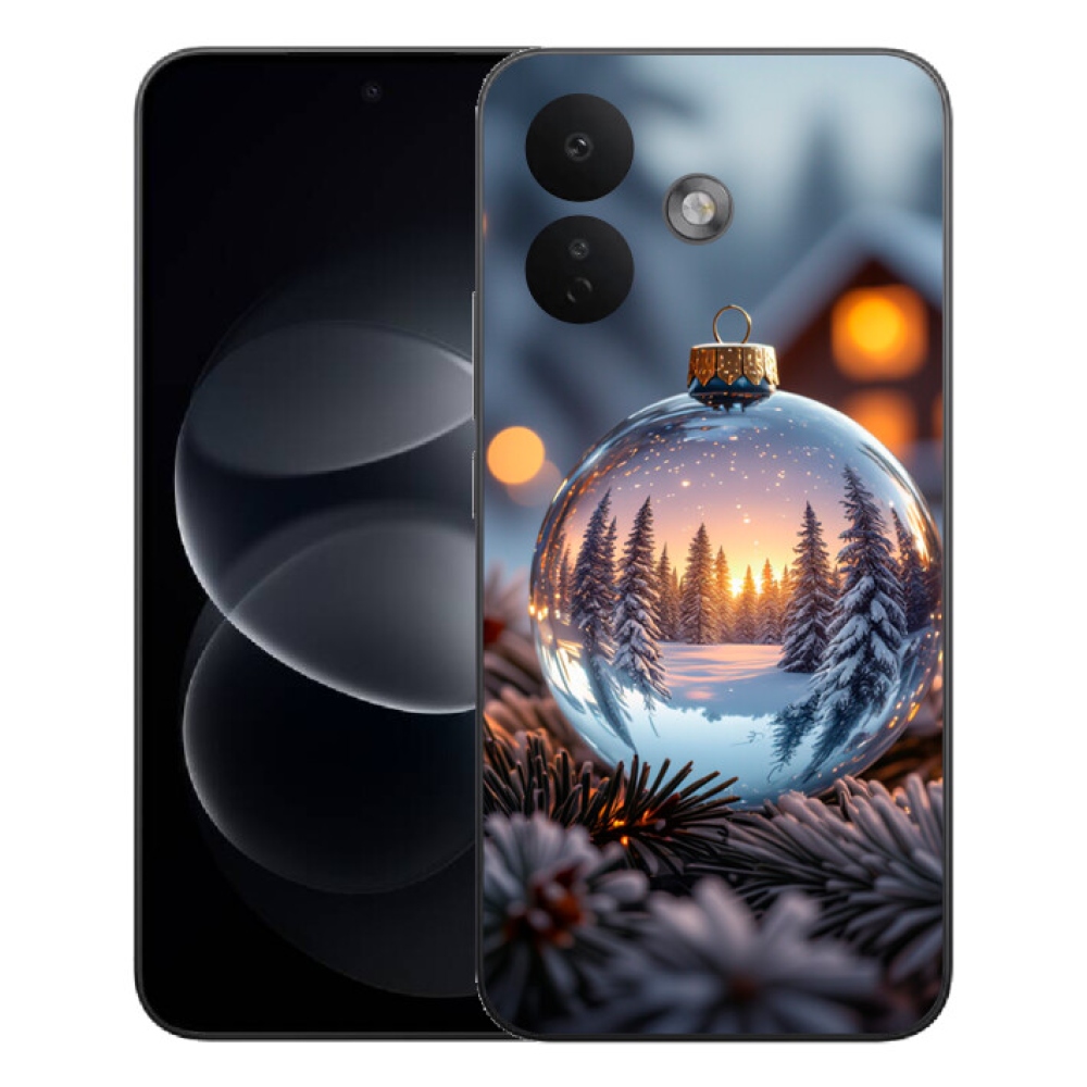 Gélový kryt mmCase na Xiaomi Redmi Note 17 Pro 5G - vianočná ozdoba