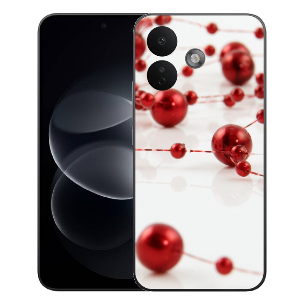 Gélový kryt mmCase na Xiaomi Redmi Note 17 Pro 5G - vianočná reťaz