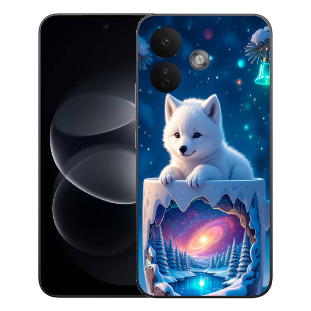 Gélový kryt mmCase na Xiaomi Redmi Note 17 Pro 5G - vianočné šteňa