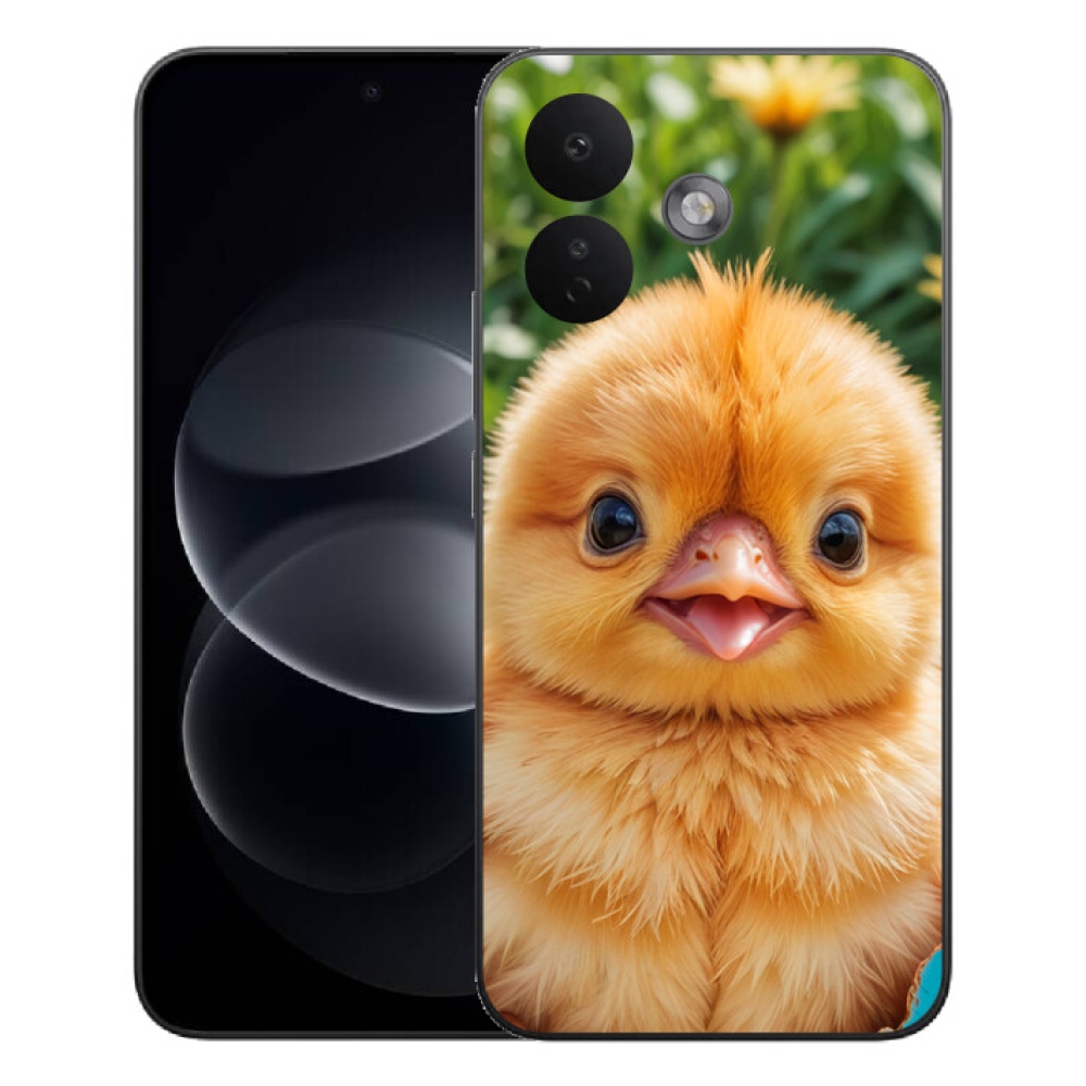 Gélový kryt mmCase na Xiaomi Redmi Note 17 Pro 5G - veselé kuriatko