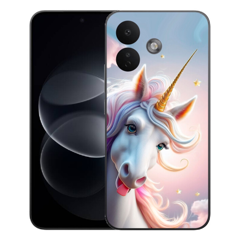 Gélový kryt mmCase na Xiaomi Redmi Note 17 Pro 5G - veselý jednorožec