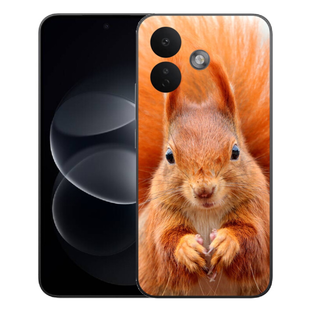 Gélový kryt mmCase na Xiaomi Redmi Note 17 Pro 5G - veverička