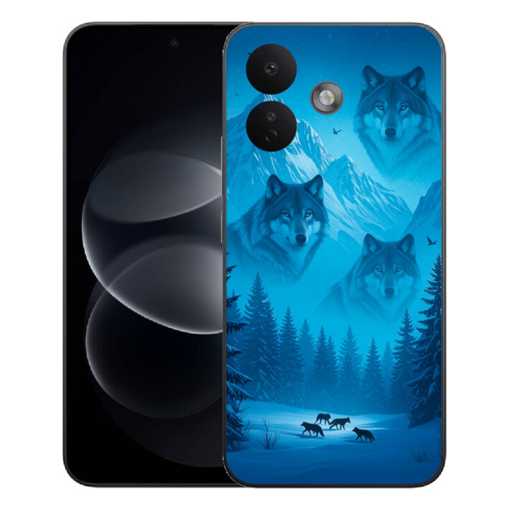 Gélový kryt mmCase na Xiaomi Redmi Note 17 Pro 5G - vlčia svorka