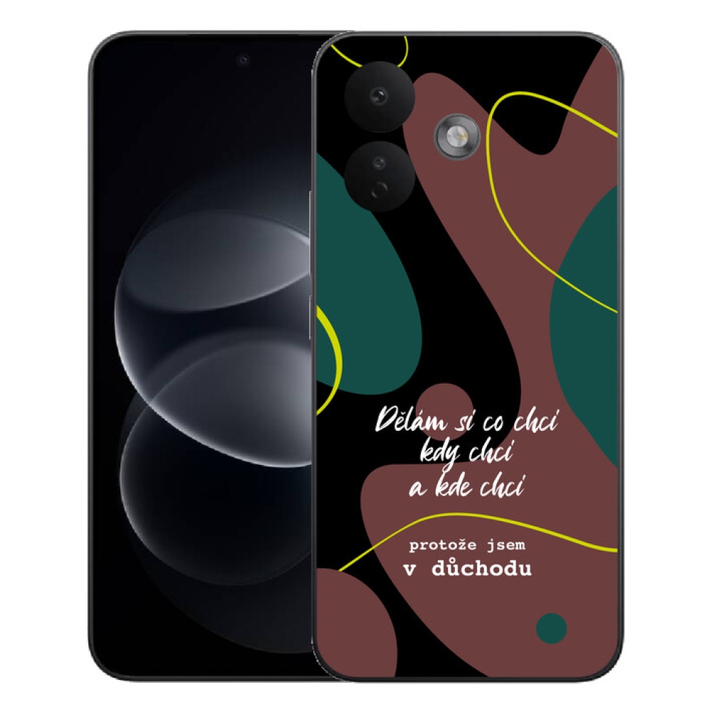 Gélový kryt mmCase na Xiaomi Redmi Note 17 Pro 5G - vtipný text 10 čierne pozadie