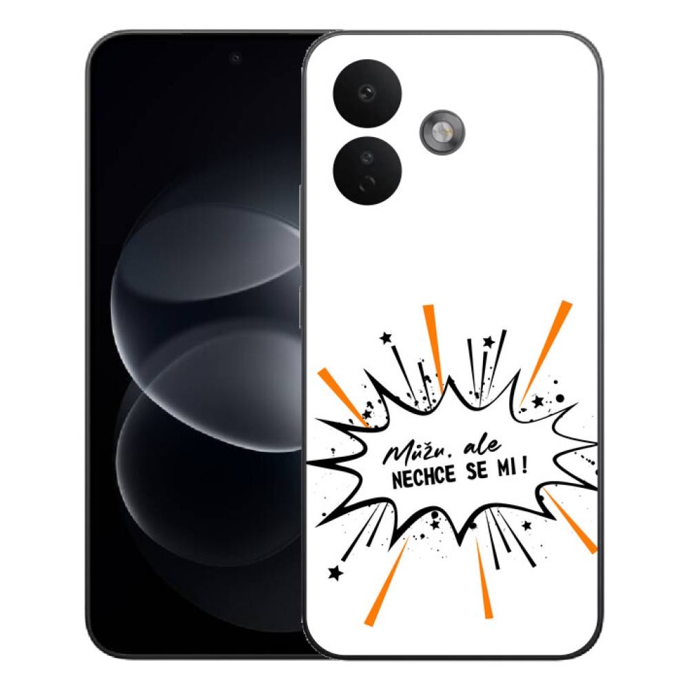 Gélový kryt mmCase na Xiaomi Redmi Note 17 Pro 5G - vtipný text 11 biele pozadie
