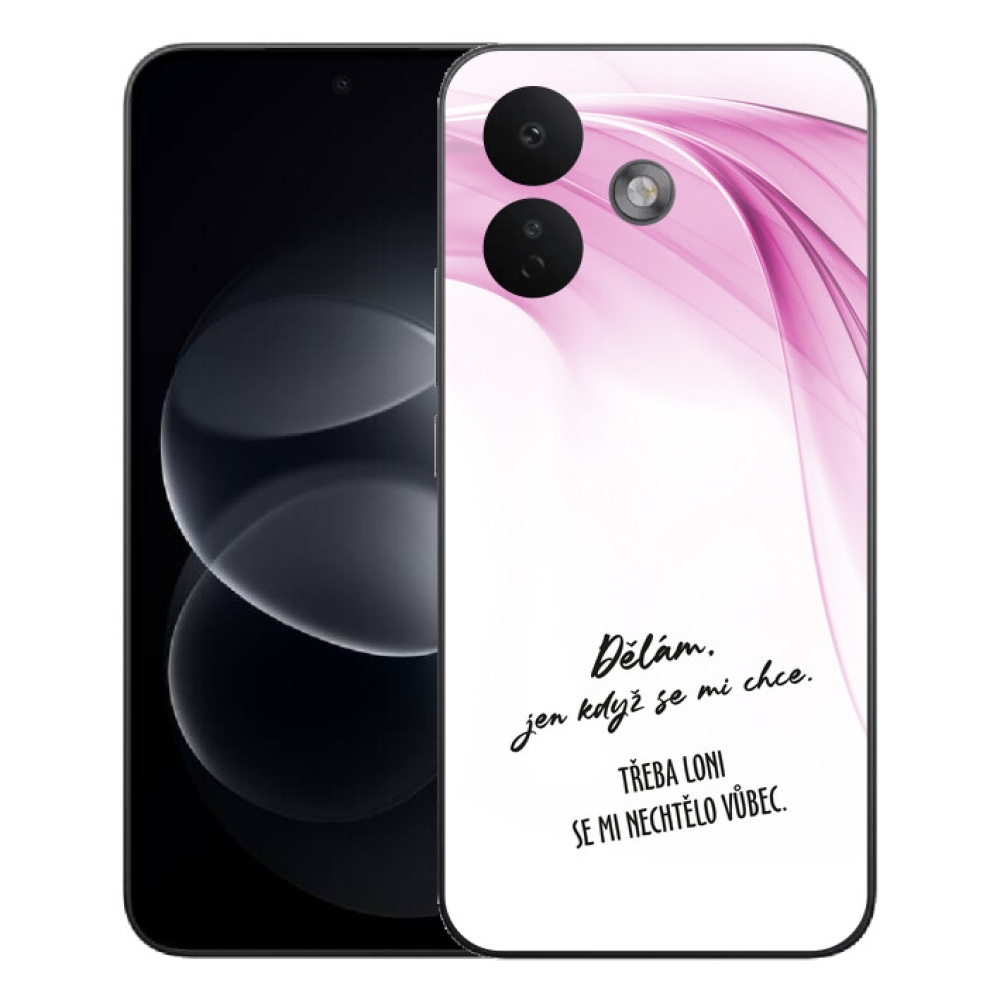 Gélový kryt mmCase na Xiaomi Redmi Note 17 Pro 5G - vtipný text 12 biele pozadie