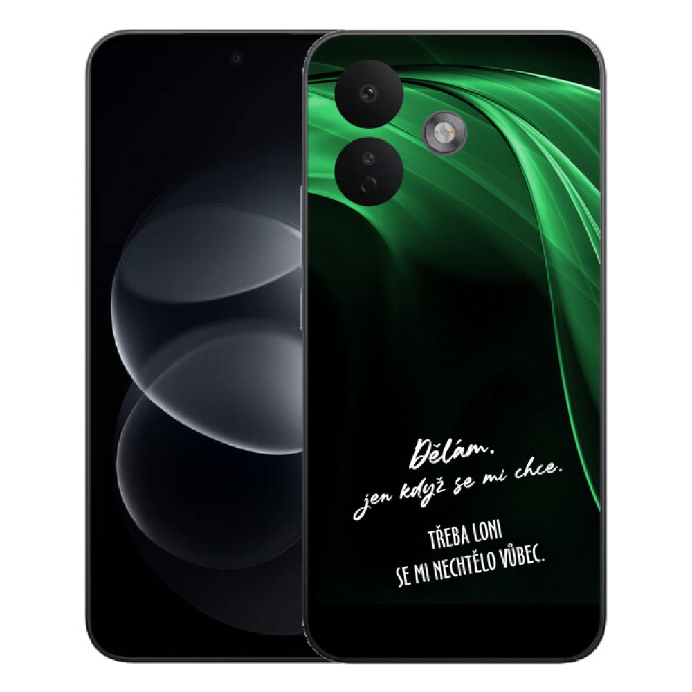 Gélový kryt mmCase na Xiaomi Redmi Note 17 Pro 5G - vtipný text 12 čierne pozadie