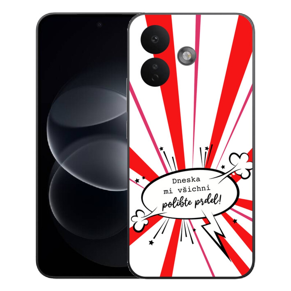 Gélový kryt mmCase na Xiaomi Redmi Note 17 Pro 5G - vtipný text 15 biele pozadie