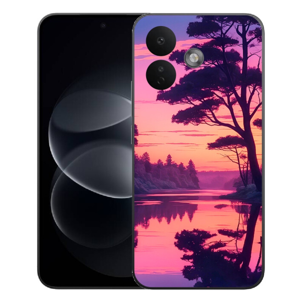 Gélový kryt mmCase na Xiaomi Redmi Note 17 Pro 5G - západ slnka nad jazerom