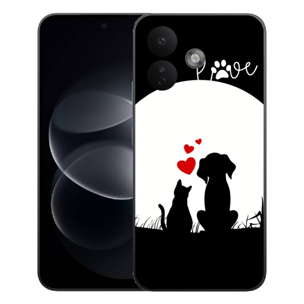 Gélový kryt mmCase na Xiaomi Redmi Note 17 Pro 5G - zvieracia láska