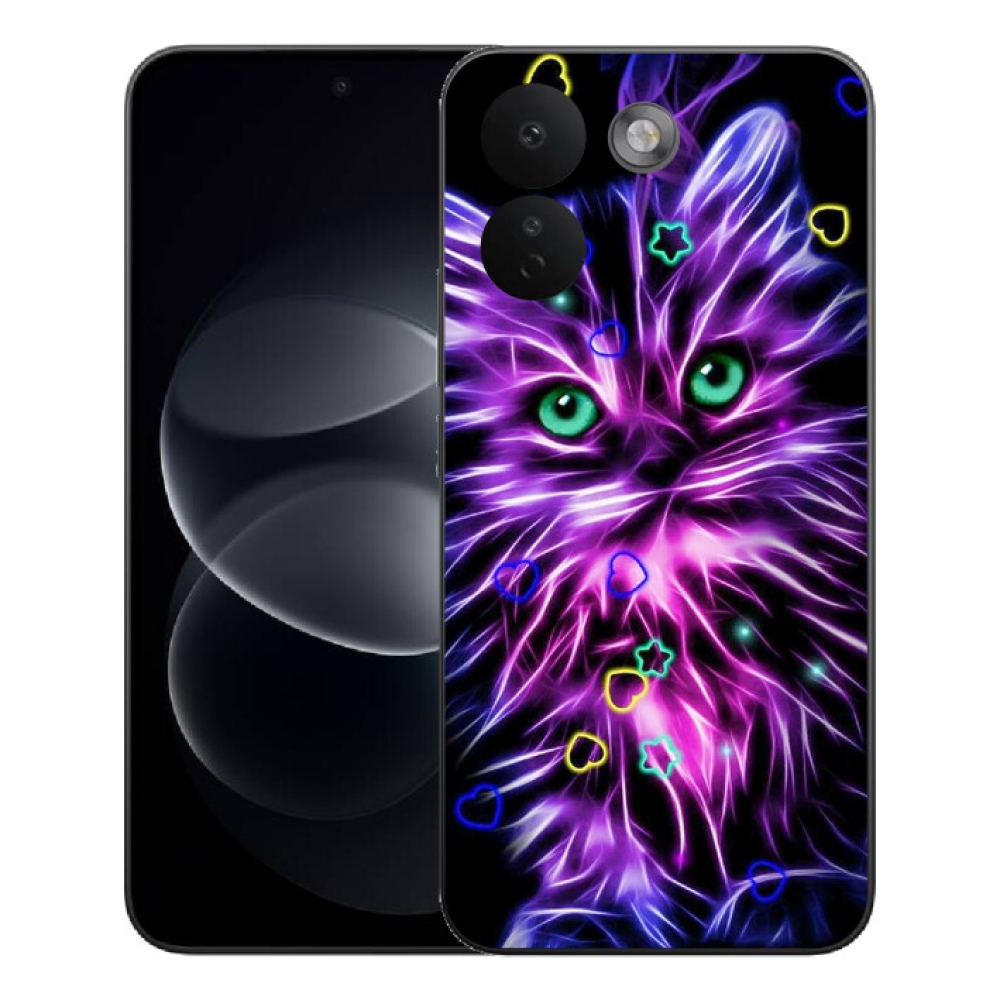 Gélový kryt mmCase na Xiaomi Redmi Note 17 Pro Max 5G - abstraktná mačka