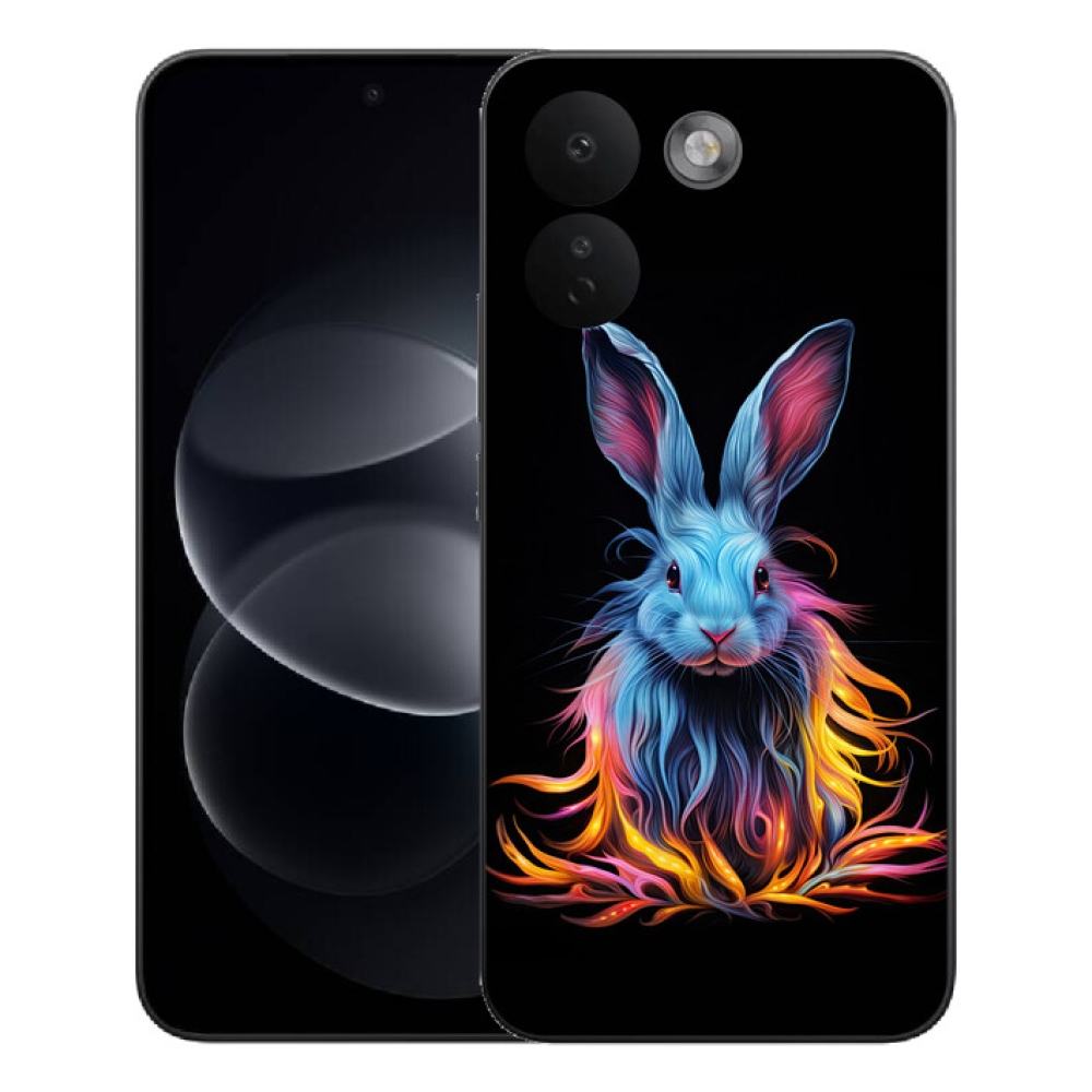 Gélový kryt mmCase na Xiaomi Redmi Note 17 Pro Max 5G - abstraktný zajac