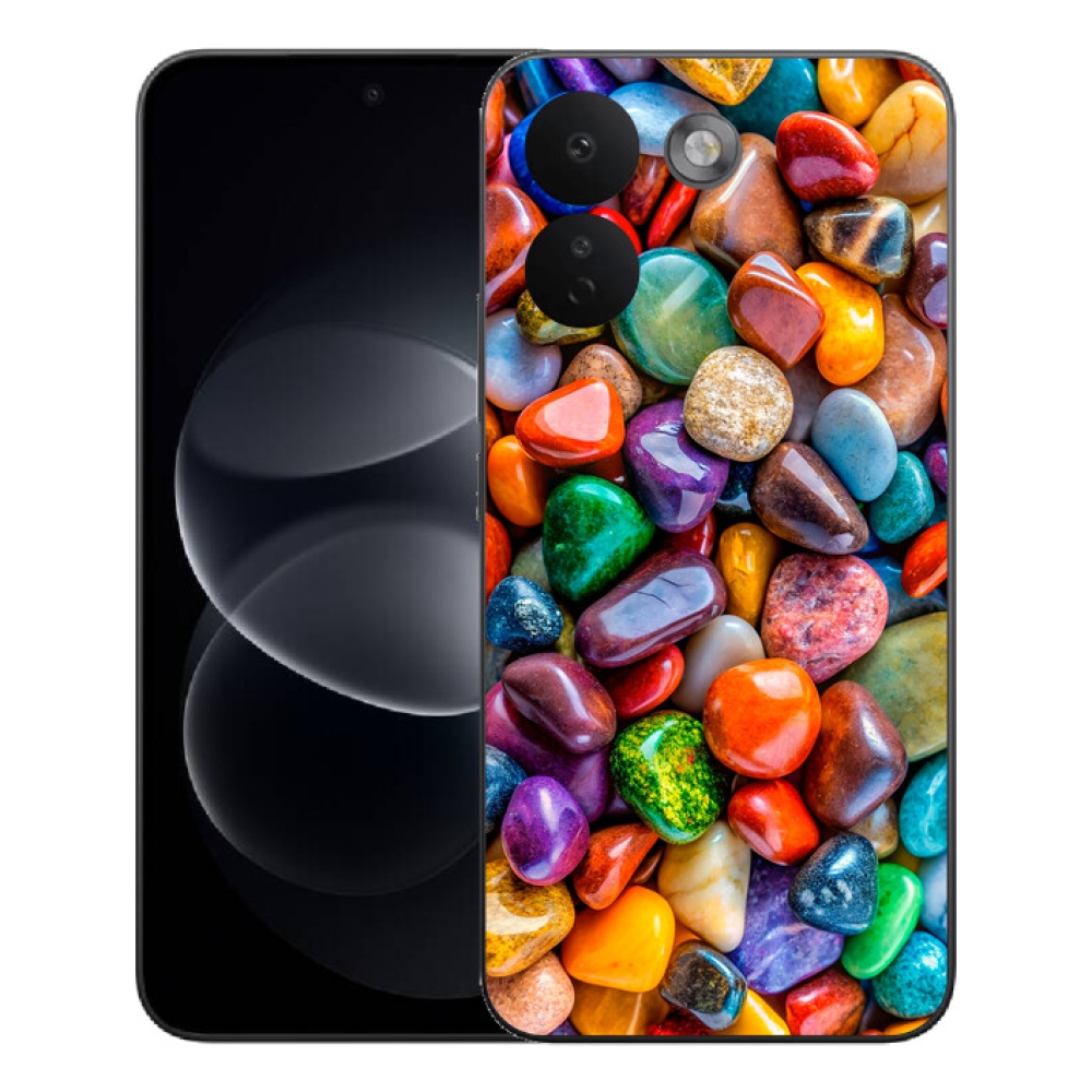 Gélový kryt mmCase na Xiaomi Redmi Note 17 Pro Max 5G - farebné kamienky