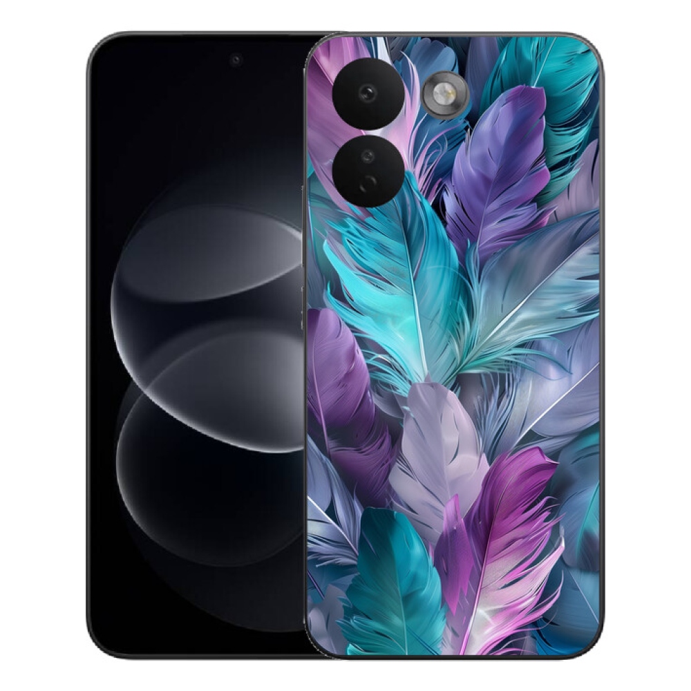 Gélový kryt mmCase na Xiaomi Redmi Note 17 Pro Max 5G - farebné perie 2