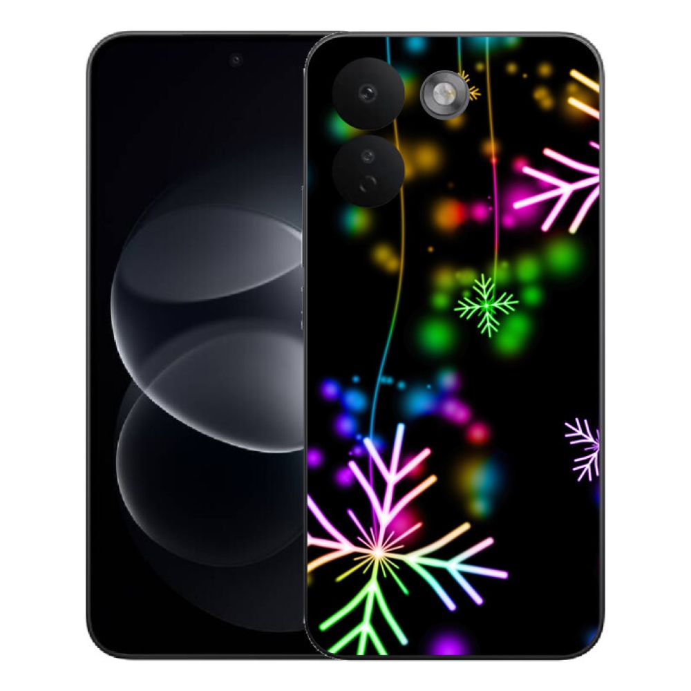 Gélový kryt mmCase na Xiaomi Redmi Note 17 Pro Max 5G - farebné vločky