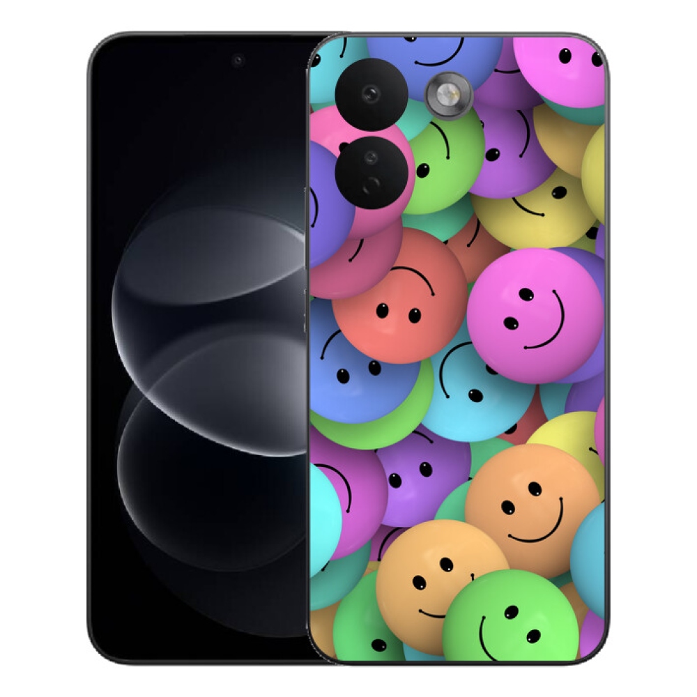 Gélový kryt mmCase na Xiaomi Redmi Note 17 Pro Max 5G - farební smajlíci