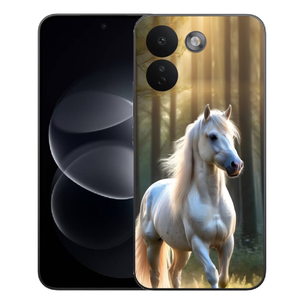 Gélový kryt mmCase na Xiaomi Redmi Note 17 Pro Max 5G - biely kôň 3