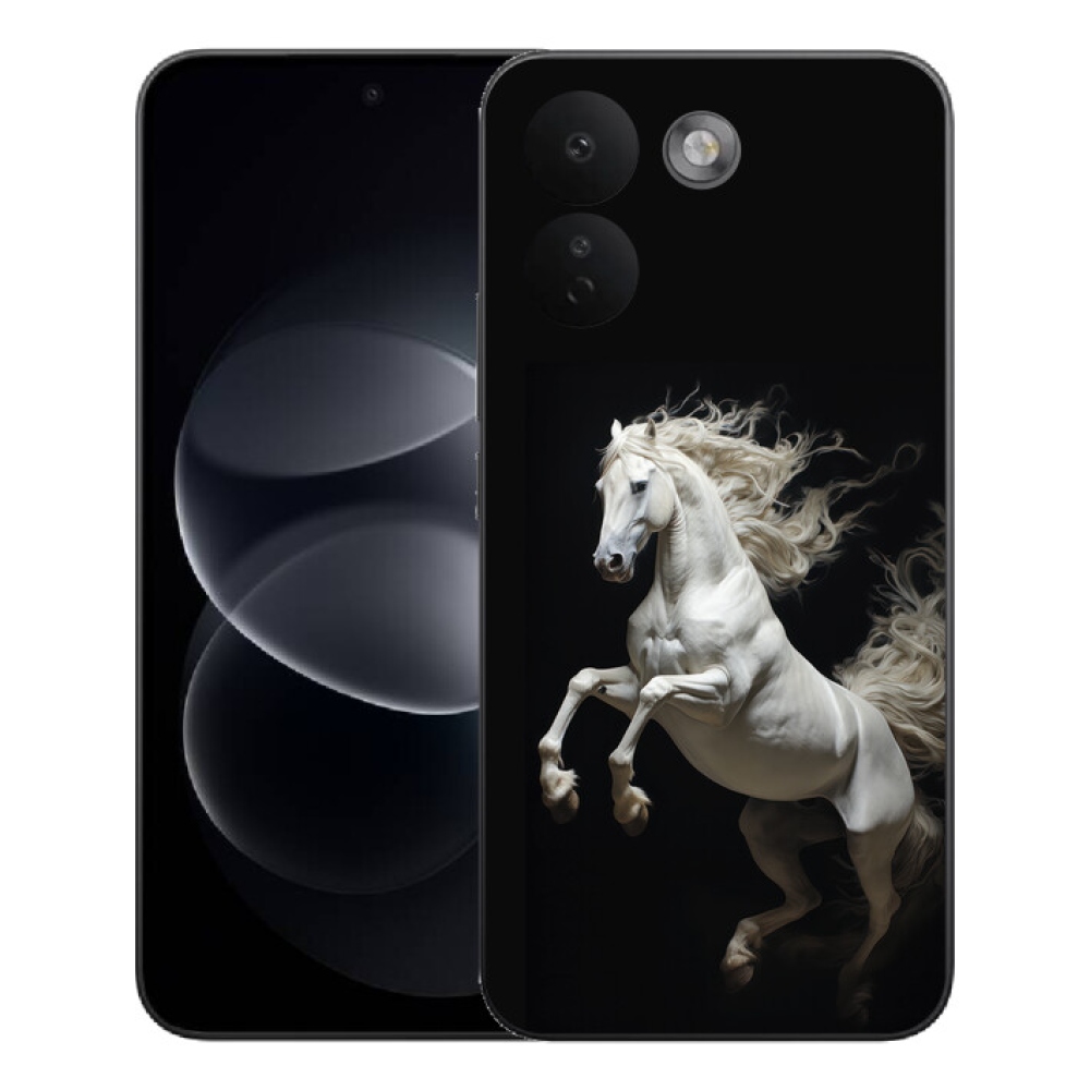 Gélový kryt mmCase na Xiaomi Redmi Note 17 Pro Max 5G - biely kôň 4