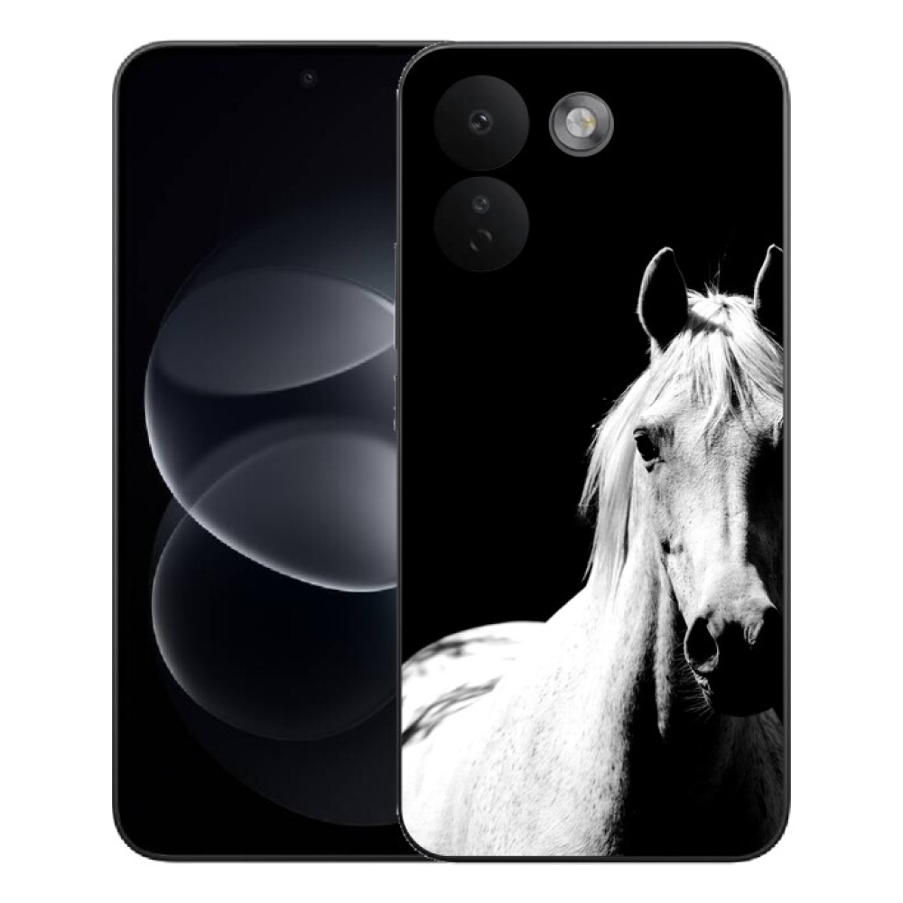Gélový kryt mmCase na Xiaomi Redmi Note 17 Pro Max 5G - biely kôň 5