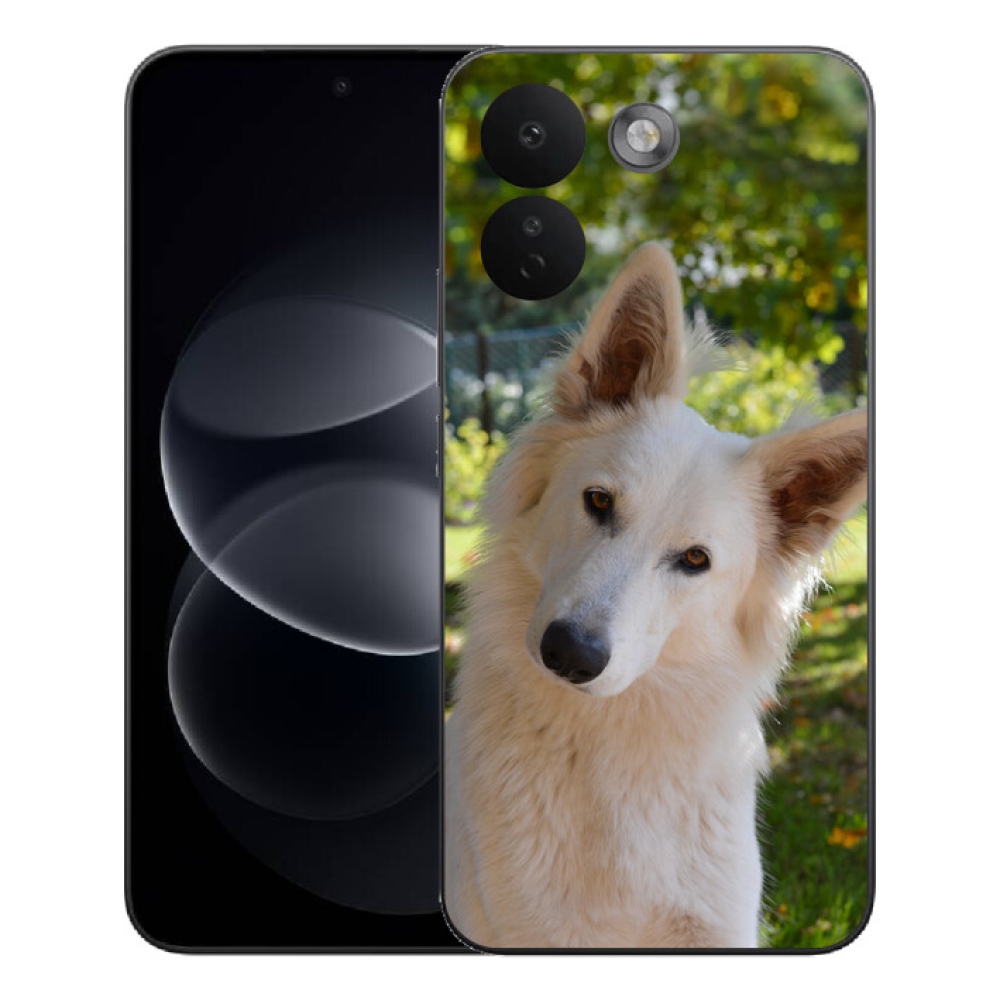 Gélový kryt mmCase na Xiaomi Redmi Note 17 Pro Max 5G - biely švajčiarsky ovčiak 1