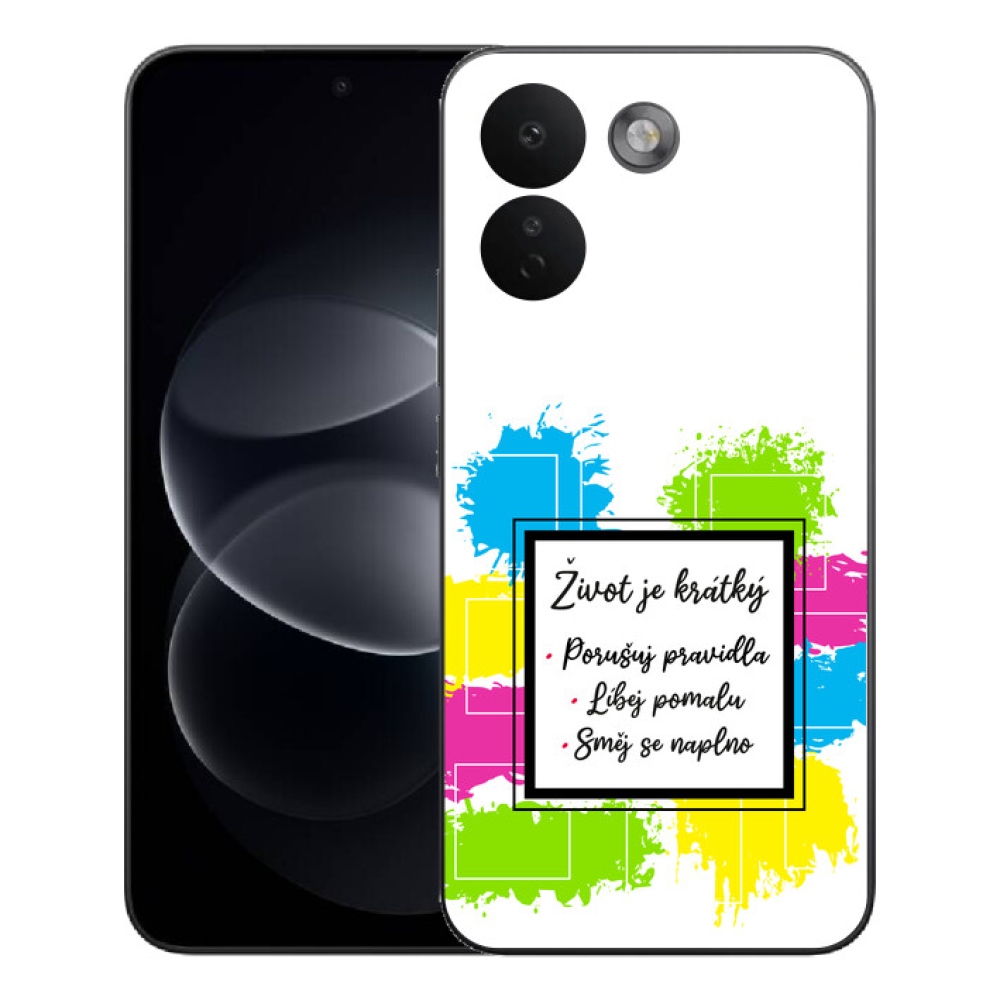 Gélový kryt mmCase na Xiaomi Redmi Note 17 Pro Max 5G - citát 5 biele pozadie