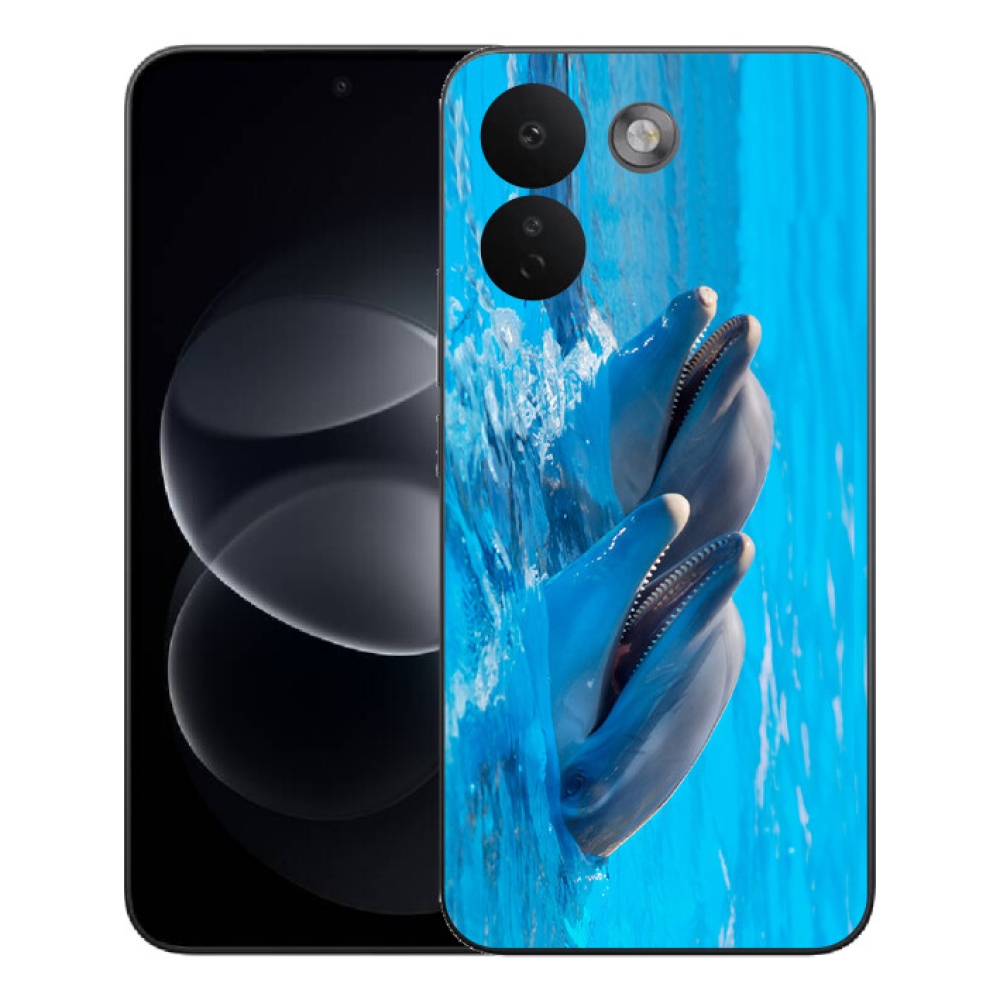 Gélový kryt mmCase na Xiaomi Redmi Note 17 Pro Max 5G - delfíny