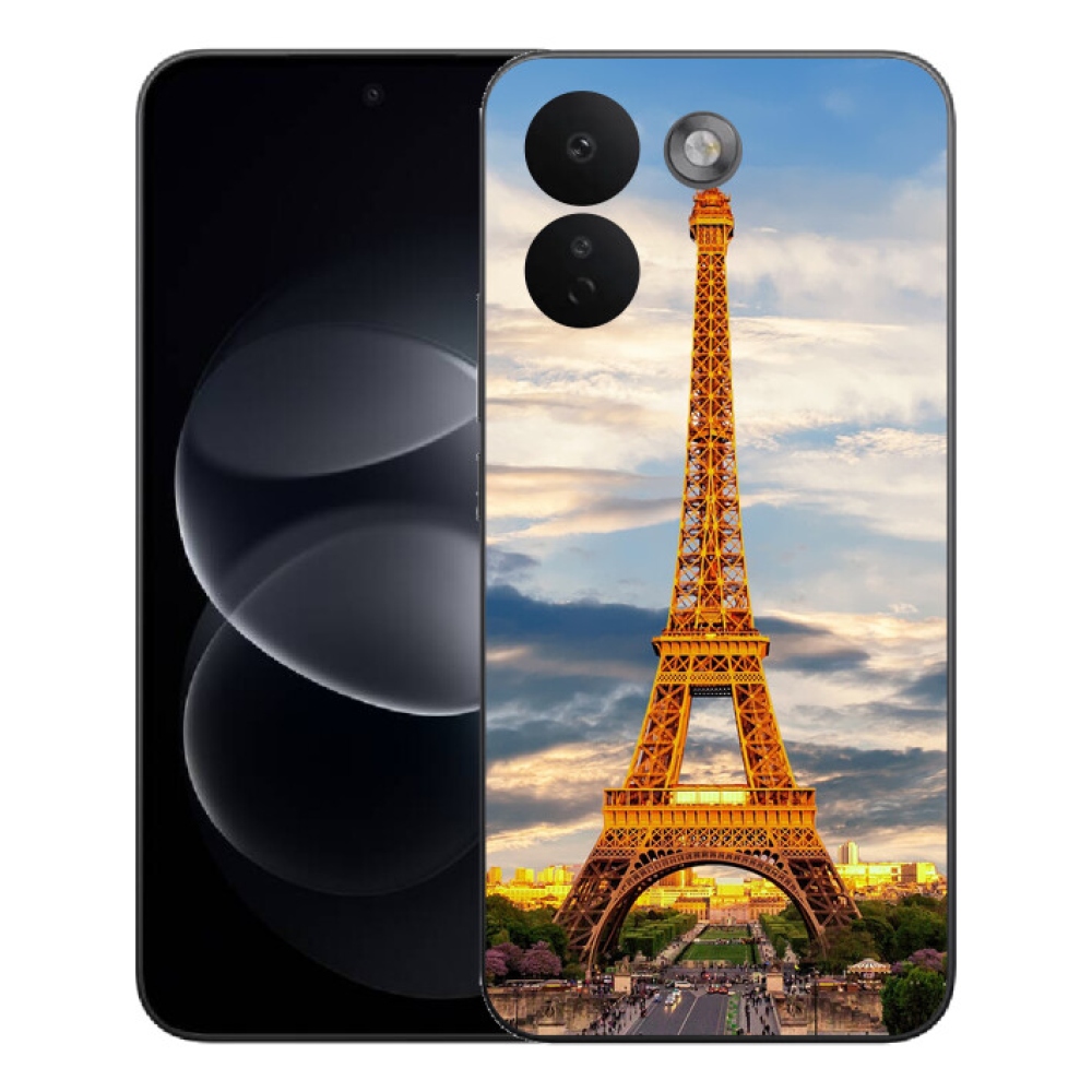 Gélový kryt mmCase na Xiaomi Redmi Note 17 Pro Max 5G - eiffelova veža 3