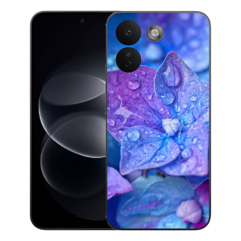 Gélový kryt mmCase na Xiaomi Redmi Note 17 Pro Max 5G - fialový kvet