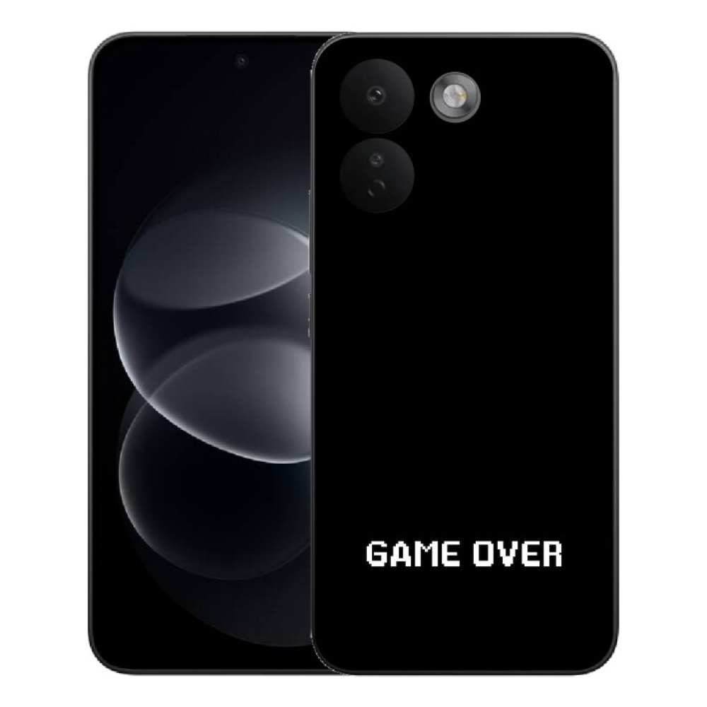 Gélový kryt mmCase na Xiaomi Redmi Note 17 Pro Max 5G - game over čierne pozadie