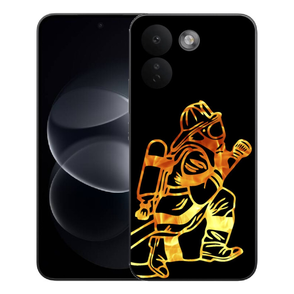 Gélový kryt mmCase na Xiaomi Redmi Note 17 Pro Max 5G - hasič 1