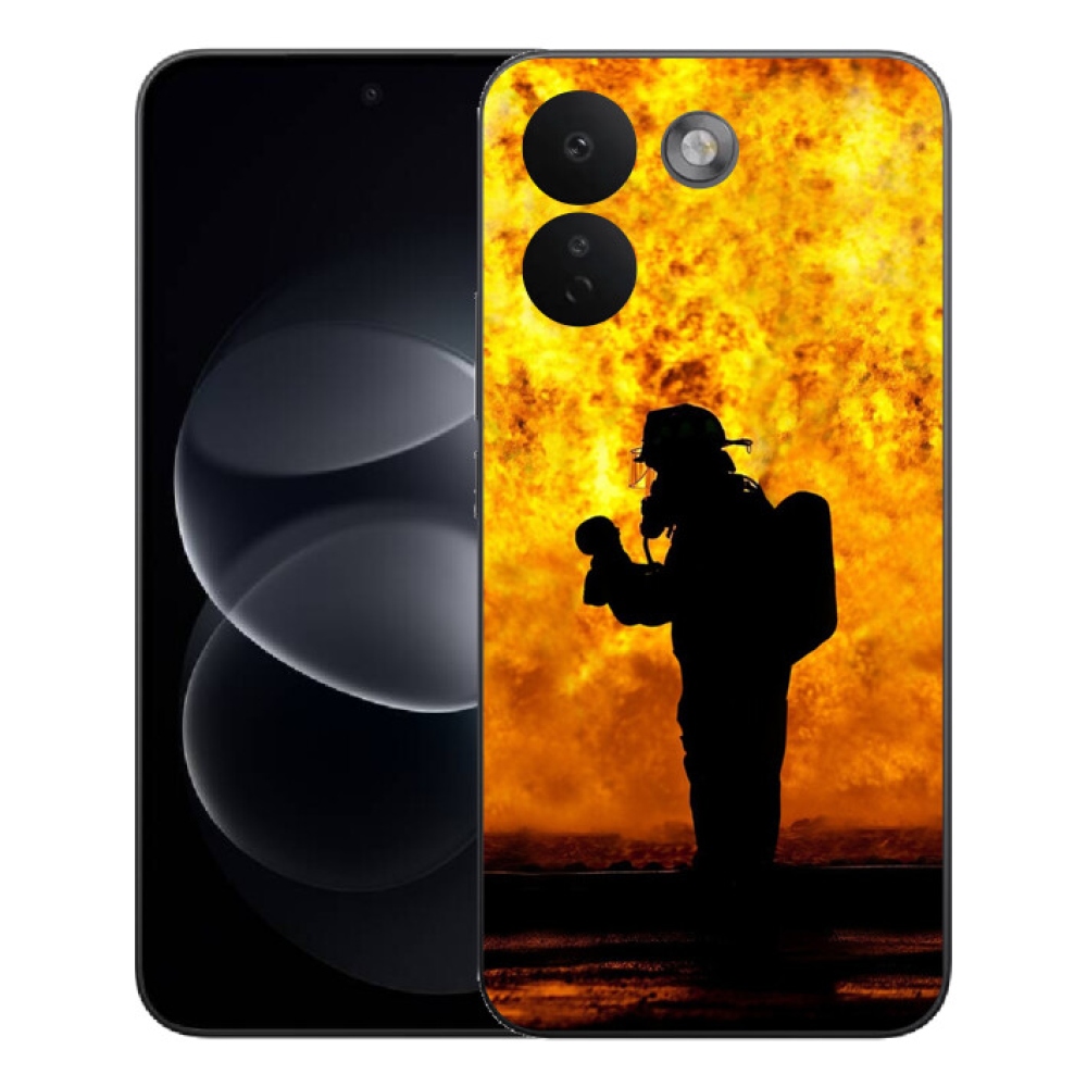 Gélový kryt mmCase na Xiaomi Redmi Note 17 Pro Max 5G - hasič